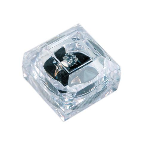 Crystal Cut Ring Box (Dozen)