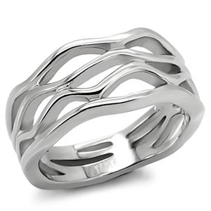 CJ7847OS Wholesale Stainless Steel Stacked Branches Ring