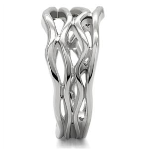 CJ7847OS Wholesale Stainless Steel Stacked Branches Ring