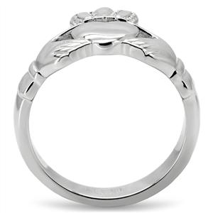 CJ7853OS Wholesale Stainless Steel Claddagh Ring