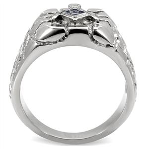 CJ7881OS Wholesale Stainless Steel Nugget Masonic Men's Ring