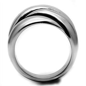 CJG1041 Wholesale Stoneless Humps High Polished Stainless Steel Women's Fashion Ring