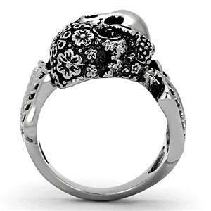 CJG1191 Wholesale Day of the Dead High Polished Stainless Steel Fashion Ring