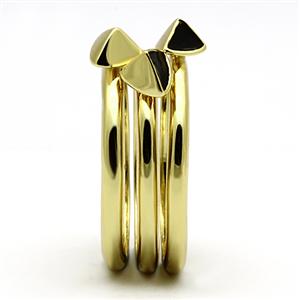 CJG1208 Wholesale Epoxy Gold Plated Stainless Steel Stackable Ring
