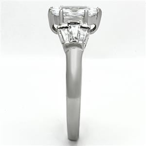 CJG1275 Wholesale Marquise Cut Stainless Steel CZ Engagement Ring