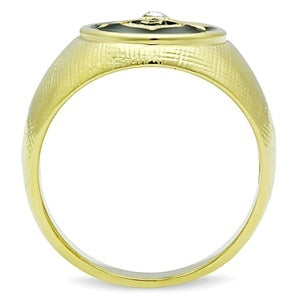 CJG1454 Wholesale Gold Plated Stainless Steel Masonic Ring