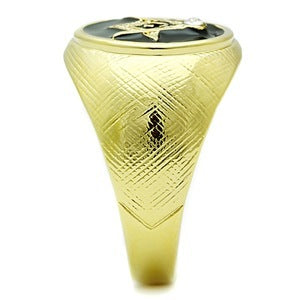 CJG1454 Wholesale Gold Plated Stainless Steel Masonic Ring