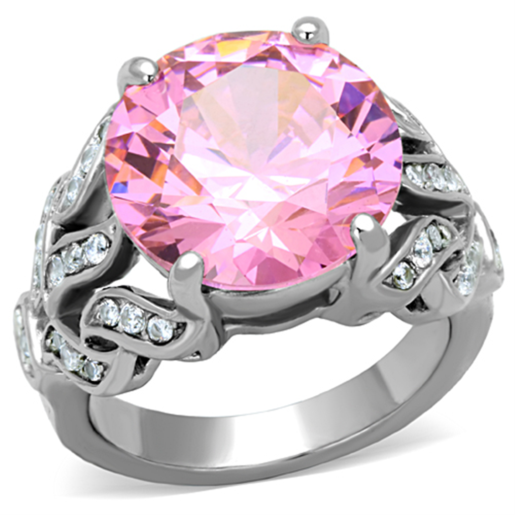 CJG2081 Stainless Steel AAA Grade CZ Ring