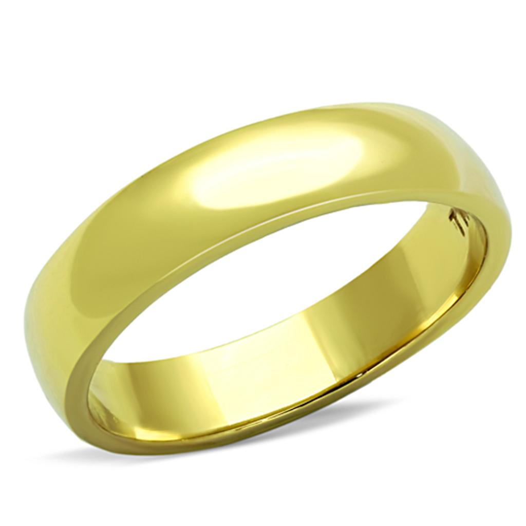 CJG2381 Unisex IP Gold Plated Stainless Steel Ring