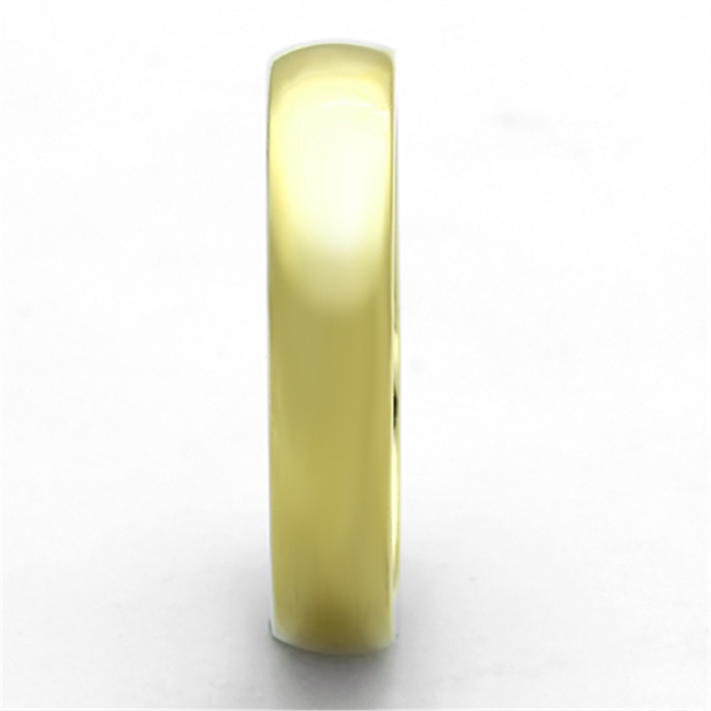 CJG2381 Unisex IP Gold Plated Stainless Steel Ring