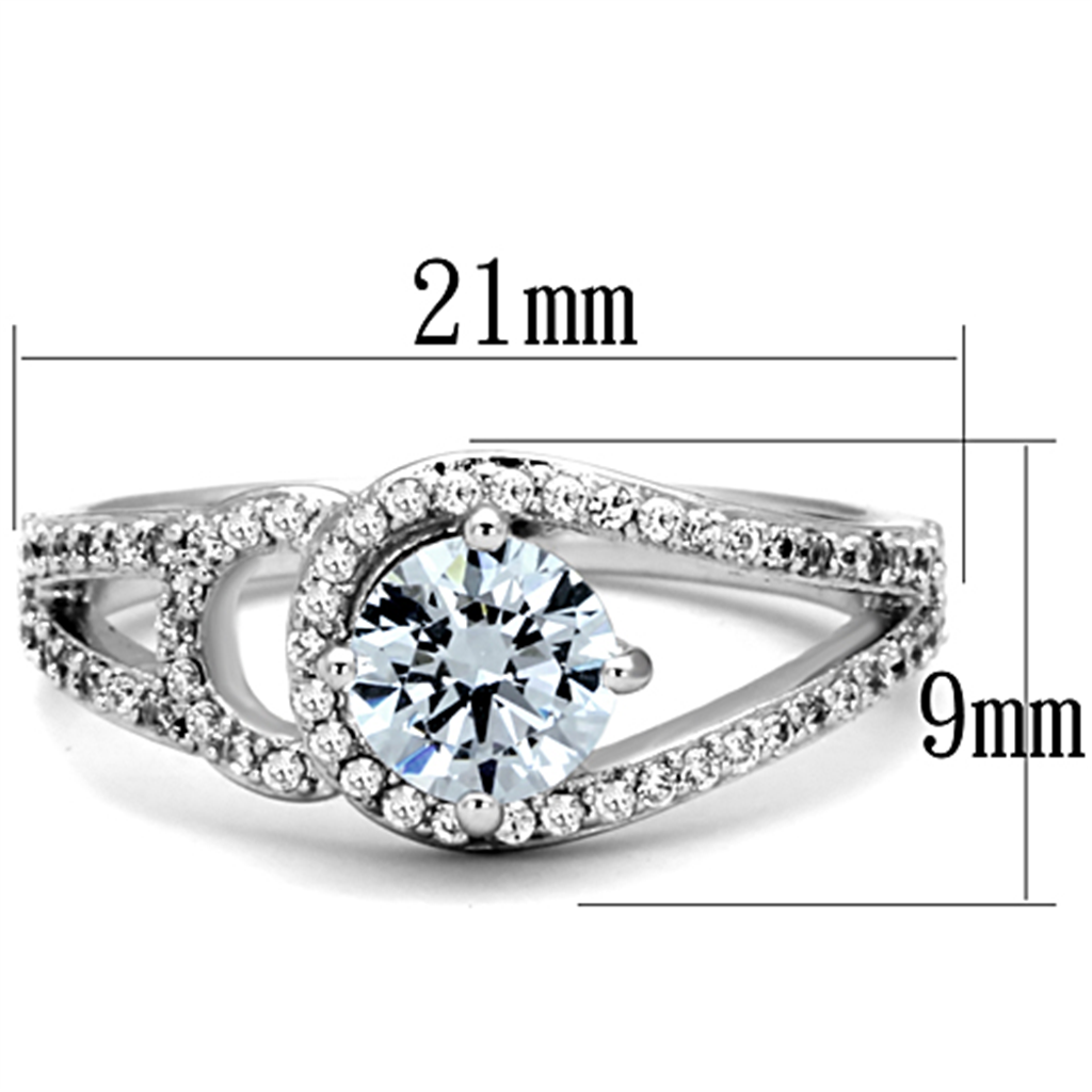 CJG2685 Stainless Steel AAA Grade CZ Ring