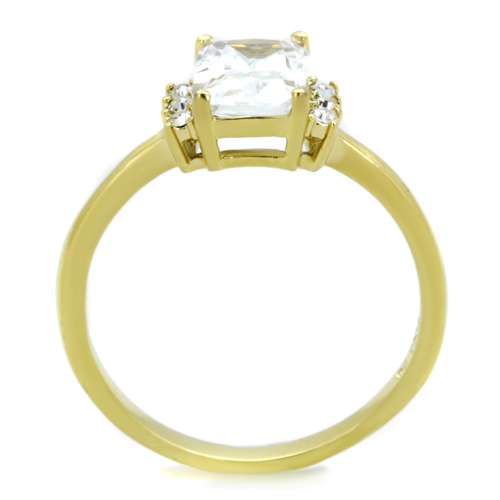 CJG2743 Stainless Steel AAA Grade CZ Ring
