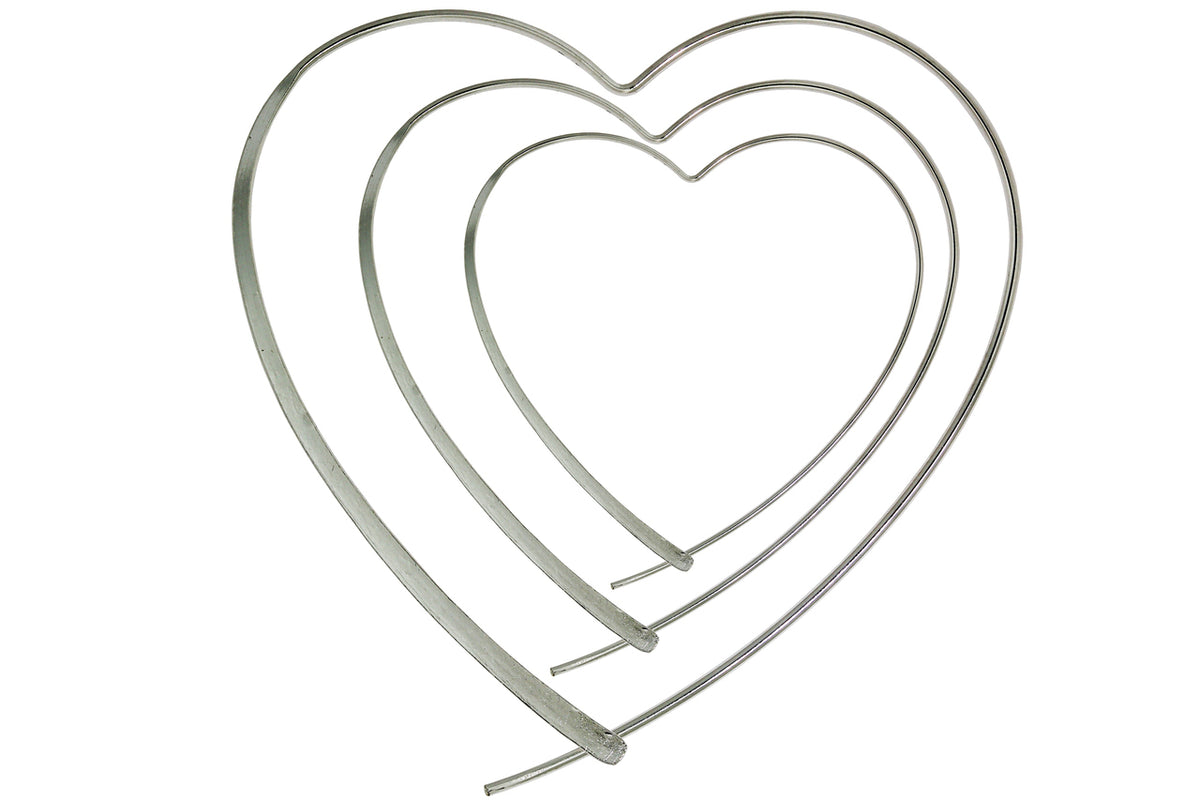 HRT-SILV Women&#39;s Wholesale Sterling Silver Heart Hoop Earrings