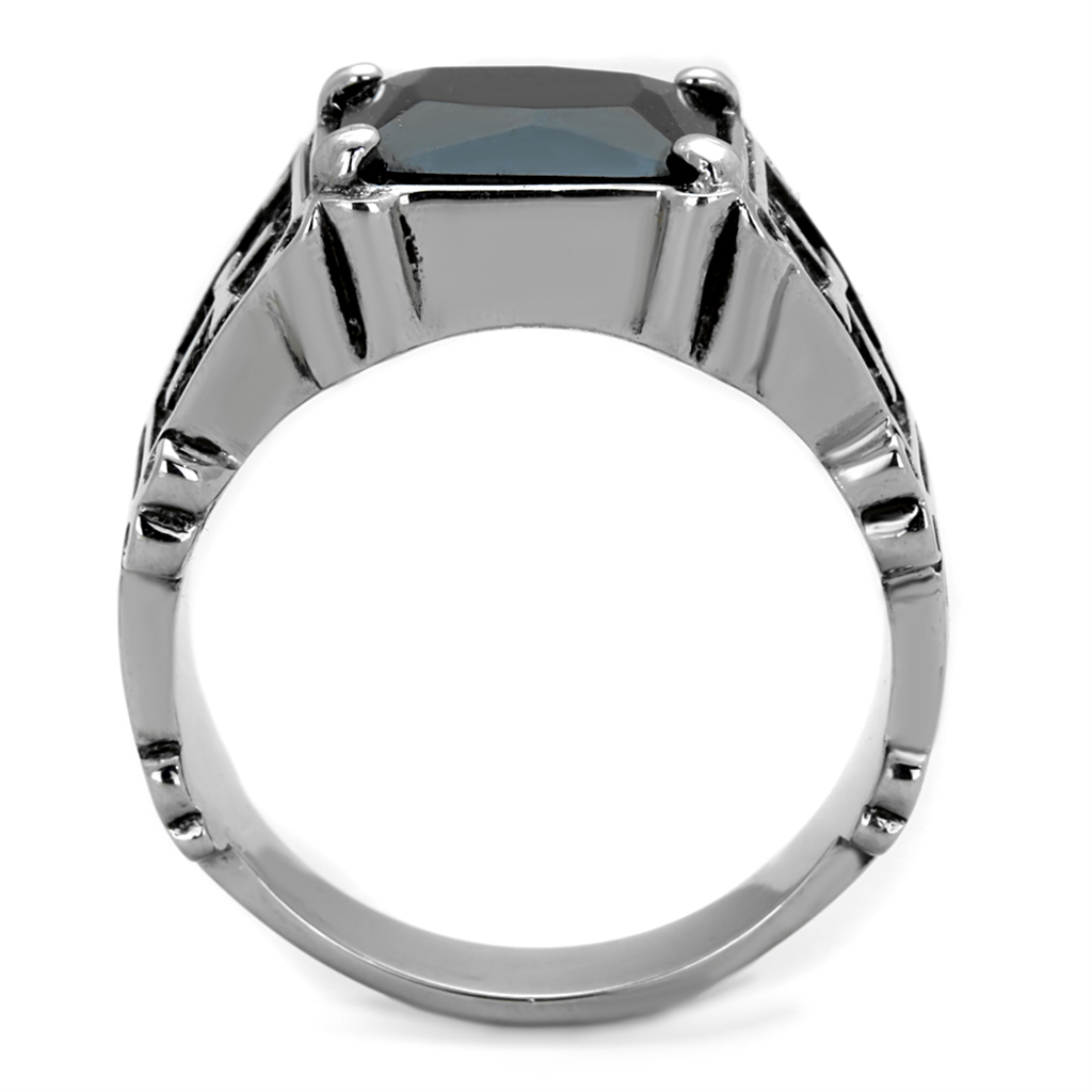 CJE2055 Jet Cross Men's Motif Ring