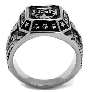 CJE2325 Wholesale Men's Stainless Steel United States Navy Ring