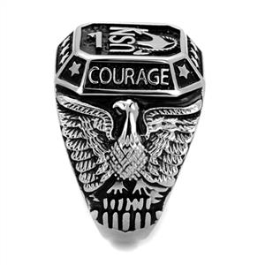 CJE2325 Wholesale Men's Stainless Steel United States Navy Ring