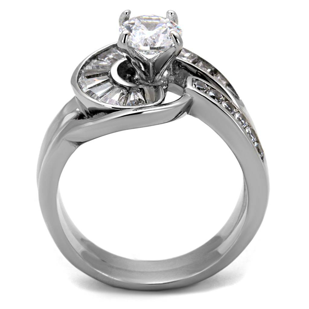 CJE2617 Wholesale Women's Stainless Steel 1.45 ct. CZ Ring
