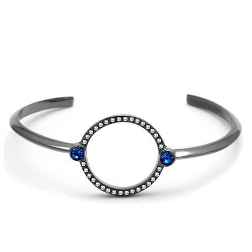 CJE2792 Wholesale Women's Stainless Steel Circle Cuff Bracelet