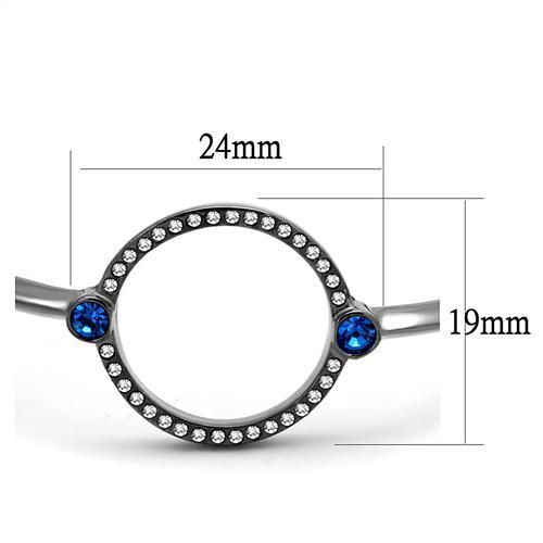 CJE2792 Wholesale Women's Stainless Steel Circle Cuff Bracelet