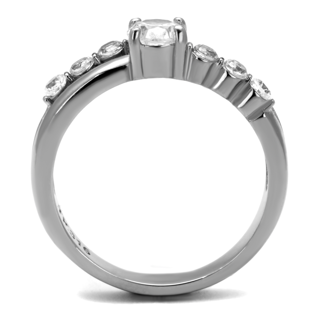 CJE2865 Wholesale Stainless Steel AAA Grade CZ Ring