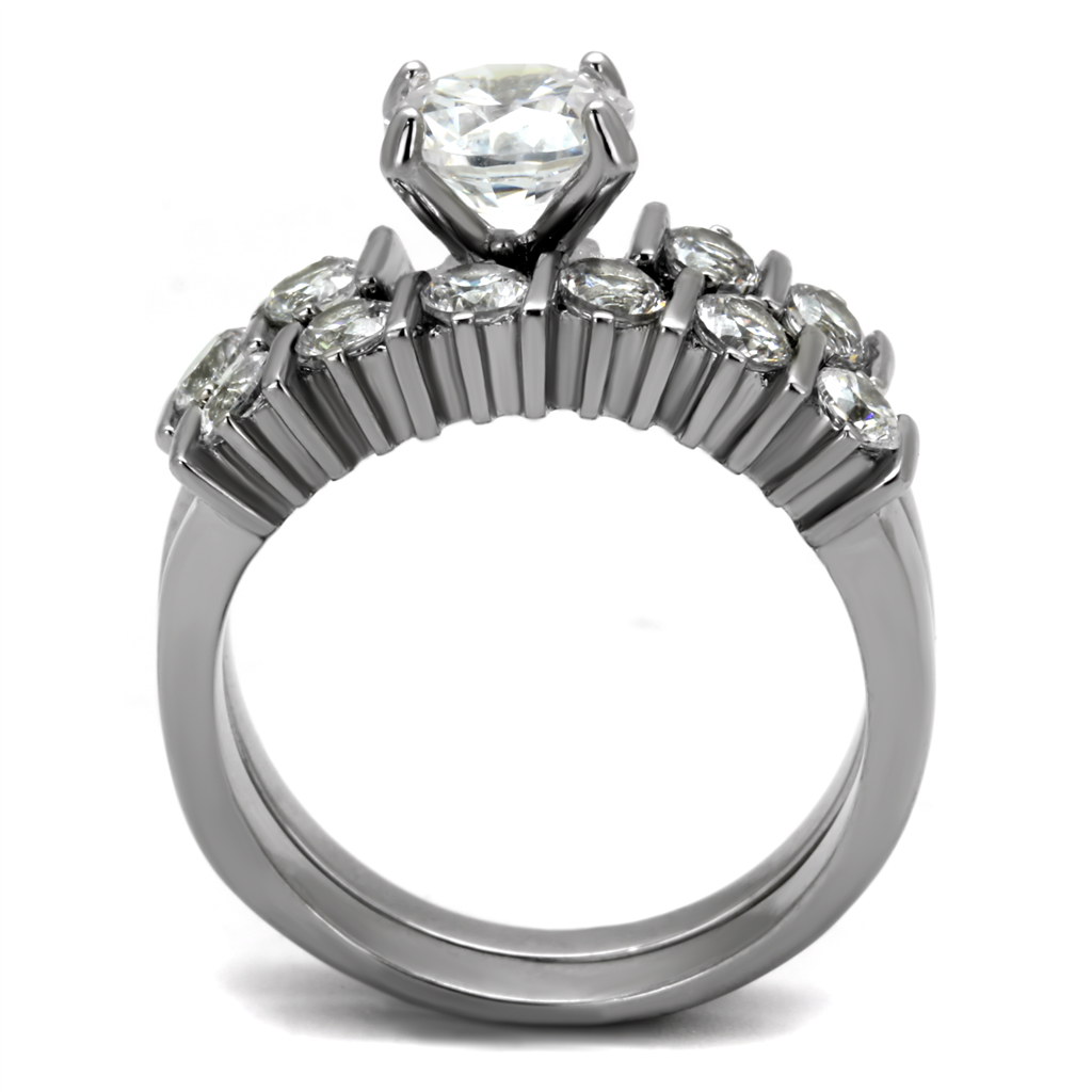 CJE2869 Wholesale Stainless Steel AAA Grade CZ Ring