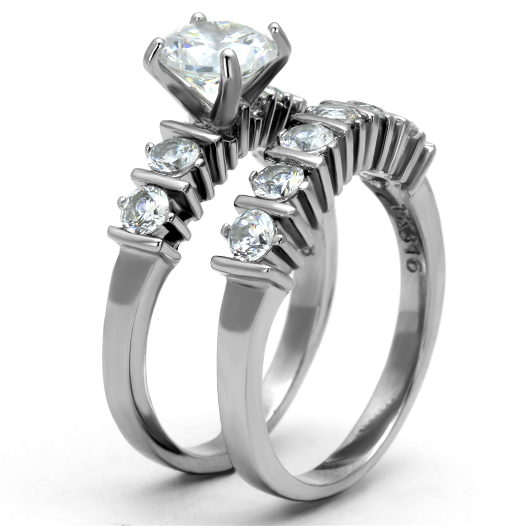 CJE2869 Wholesale Stainless Steel AAA Grade CZ Ring