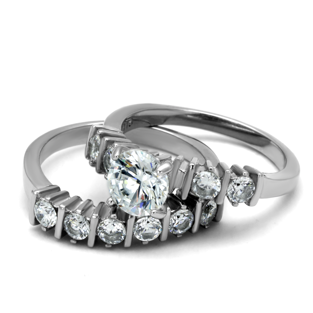 CJE2869 Wholesale Stainless Steel AAA Grade CZ Ring