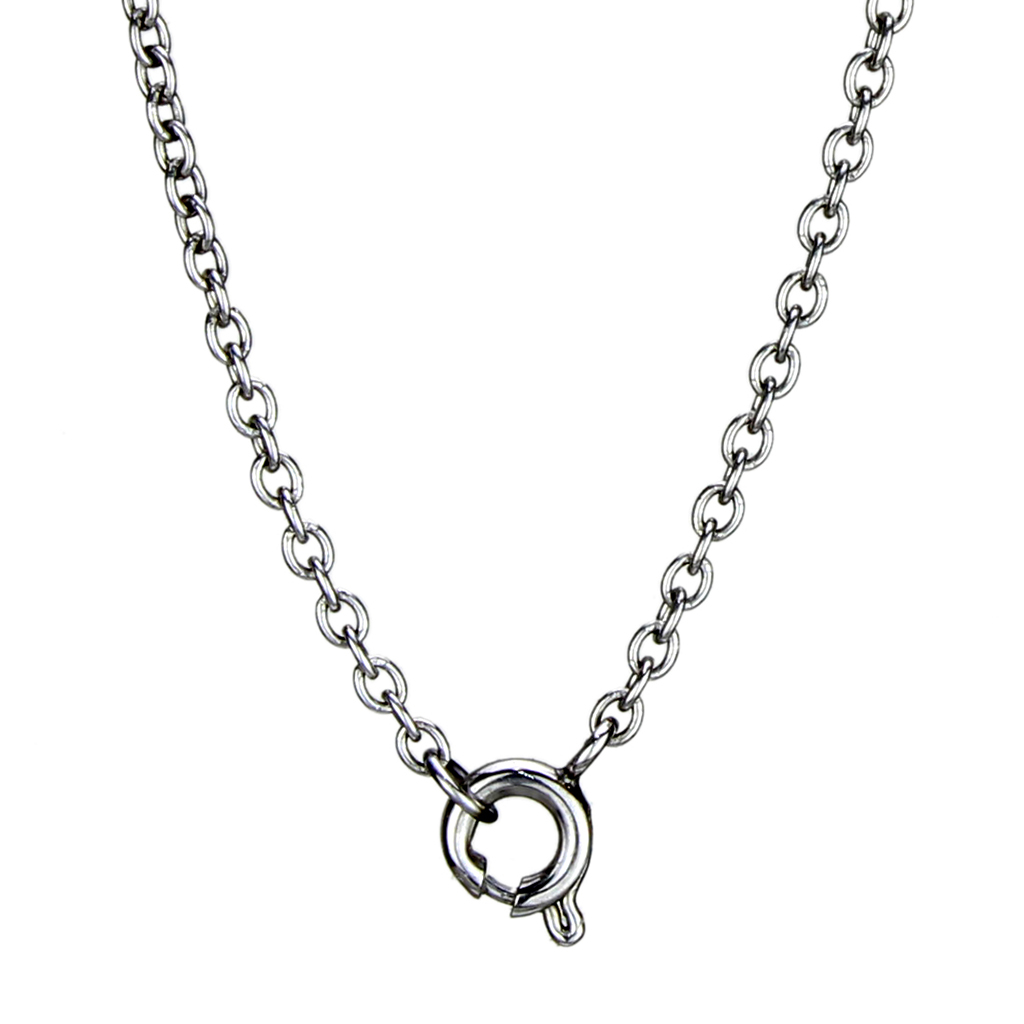CJ2885 Wholesale Women's Stainless Steel High polished AAA Grade CZ Clear Infinity Necklace