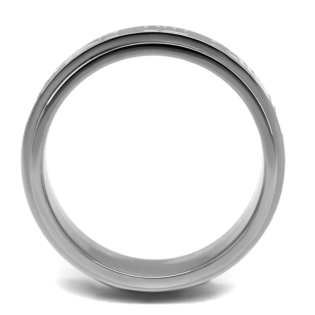 CJE2943 Wholesale Men's Stainless Steel Roman Numeral Band