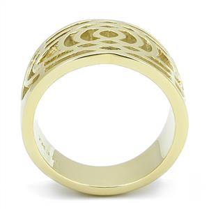 CJE3119 Wholesale Women's Stainless Steel IP Gold Fashion Ring
