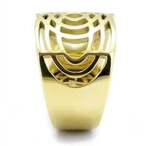 CJE3119 Wholesale Women's Stainless Steel IP Gold Fashion Ring