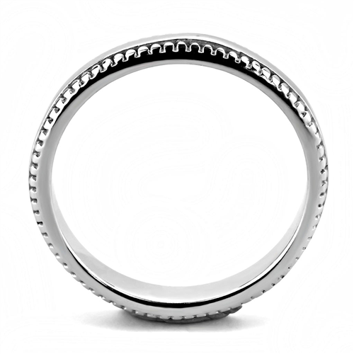 CJE3503 Wholesale Women's Stainless Steel High polished Minimal Ring