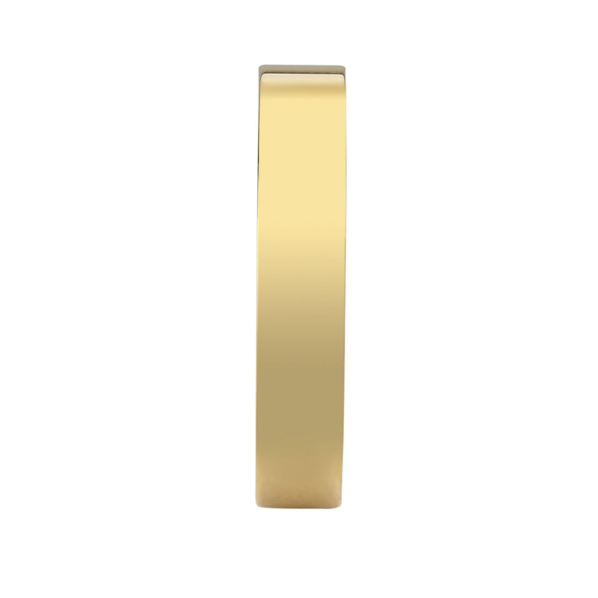 CJ3832 Wholesale Unisex Stainless Steel Top Grade Crystal Clear IP Gold Band Ring