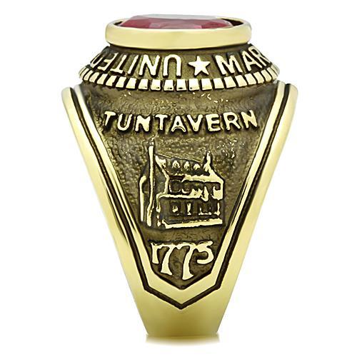 CJG1474 Wholesale Gold Plated Stainless Steel United States Marines Ring
