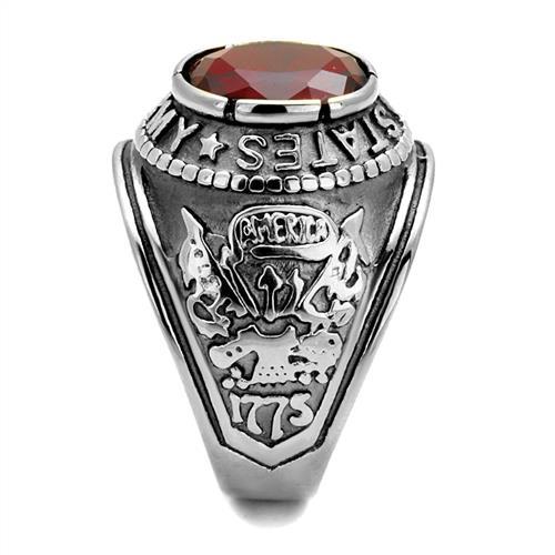 CJ7871OS Wholesale - Stainless Steel "United States Army" Siam Ring
