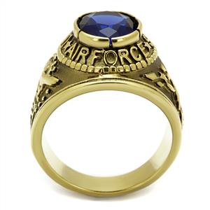 CJG1473 Wholesale Gold Plated Stainless Steel United States Air Force Ring