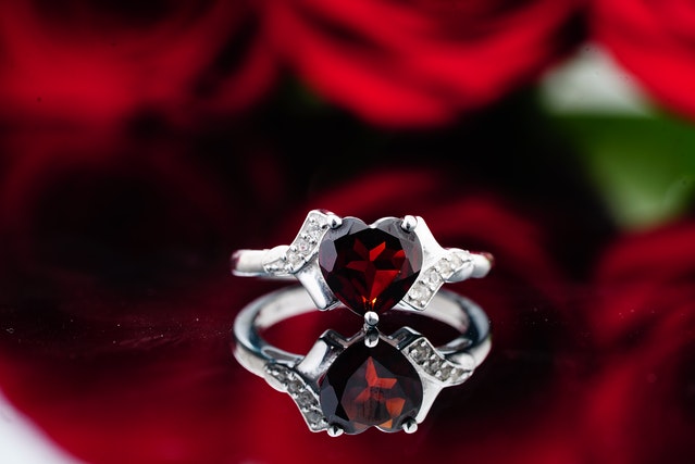 Wholesale Fashion Rings With Ruby CZ for July