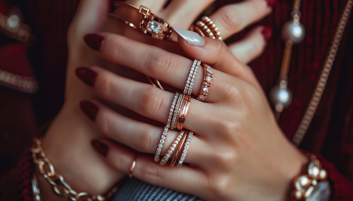 The Art of Layering Fashion Rings to Create Depth & Interest - Cerijewelry