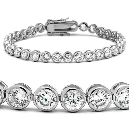 Rhodium Plated Bracelets Collection