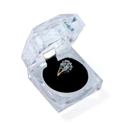 Crystal Cut Ring Box (Dozen)