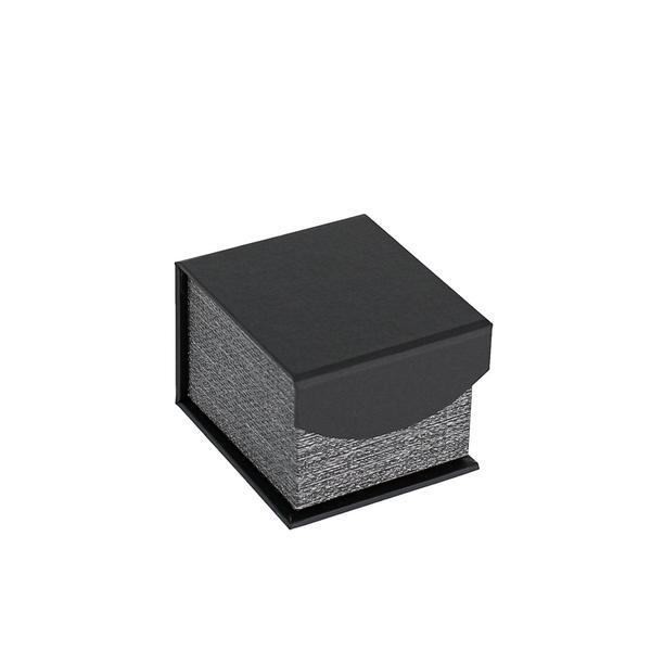 Mesh Gray Magnetic Ring Box