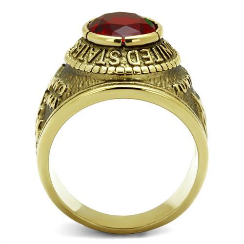 CJG1474 Wholesale Gold Plated Stainless Steel United States Marines Ring