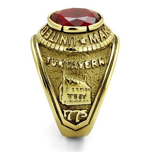 CJG1474 Wholesale Gold Plated Stainless Steel United States Marines Ring