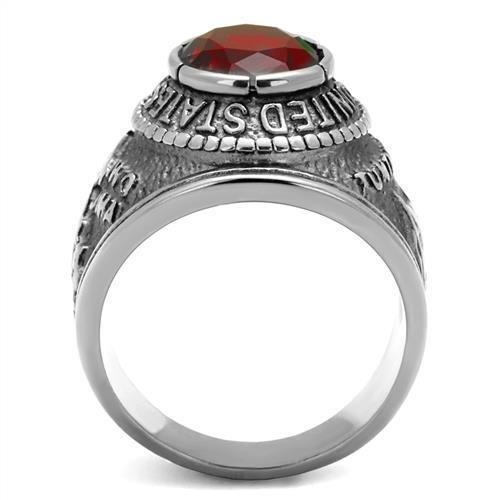 CJ7869OS Wholesale - Stainless Steel "United States Marines" Siam Ring