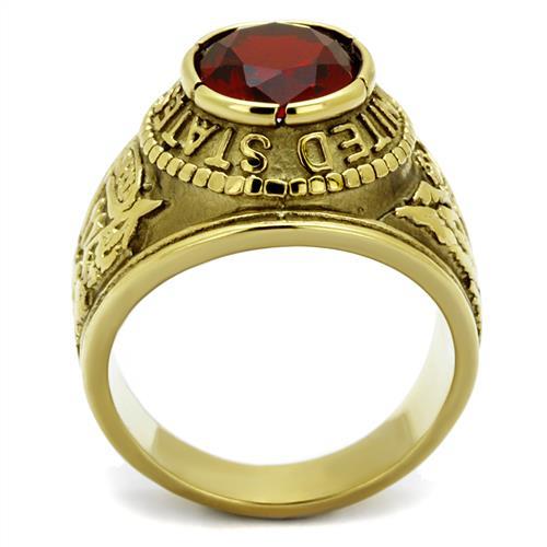 CJG1471 Wholesale Gold Plated Stainless Steel United States Army Ring