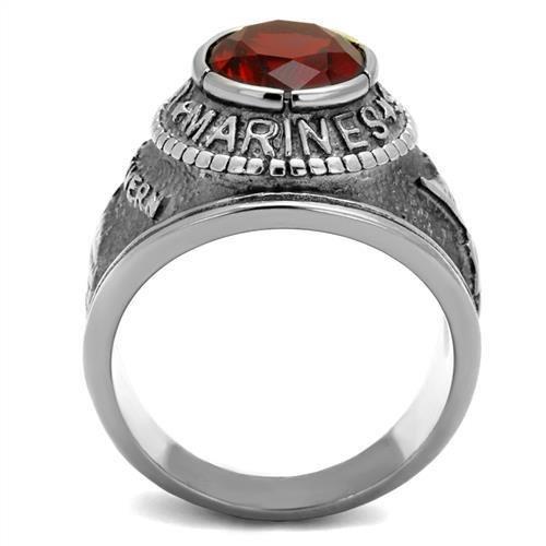 CJ7869OS Wholesale - Stainless Steel "United States Marines" Siam Ring