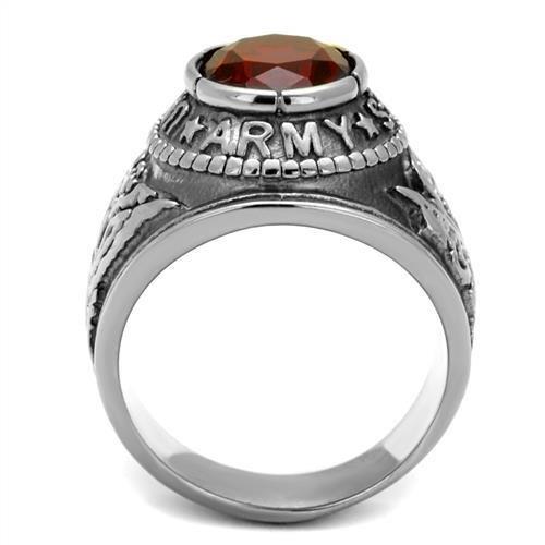 CJ7871OS Wholesale - Stainless Steel "United States Army" Siam Ring