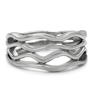 CJ7847OS Wholesale Stainless Steel Stacked Branches Ring