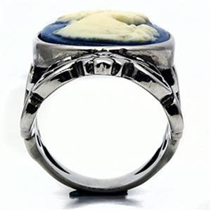 CJG1040 Wholesale Synthetic Bust High Polished Stainless Steel Women&#39;s Fashion Ring