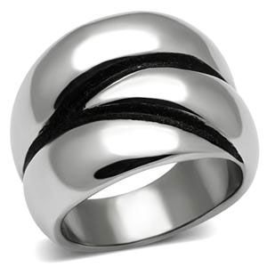 CJG1041 Wholesale Stoneless Humps High Polished Stainless Steel Women&#39;s Fashion Ring